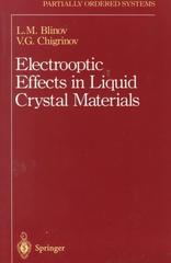 Cover of Electrooptic Effects in Liquid Crystal Materials