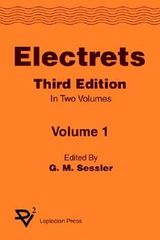 Cover of Electrets, 3rd edition, vol. 1